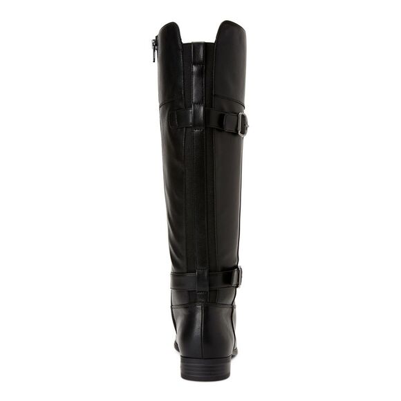 STYLE & COMPANY Womens Black Kezlin Round Toe Block Heel Zip-Up Riding Boot 5 M - Picture 2 of 4
